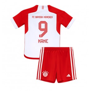Bayern Munich Harry Kane #9 Hjemmebanesæt Børn 2023-24 Kort ærmer (+ korte bukser)